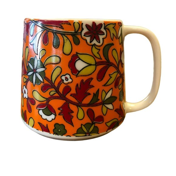 Retro 70's Hippie Vibe Funky Flower Unique Coffee Mug Unbranded - Picture 2 of 7